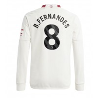 Camiseta Manchester United Bruno Fernandes #8 Tercera Equipación 2023-24 manga larga